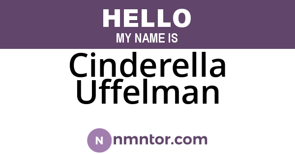 Cinderella Uffelman