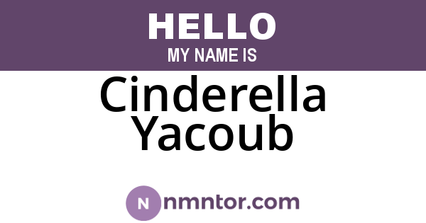 Cinderella Yacoub