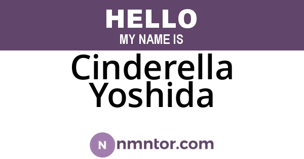 Cinderella Yoshida