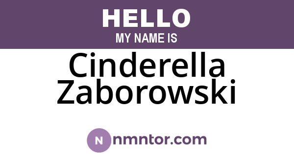 Cinderella Zaborowski