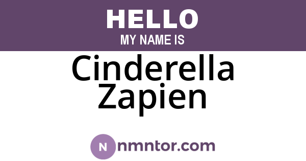 Cinderella Zapien