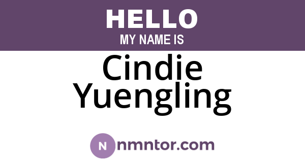 Cindie Yuengling