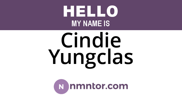 Cindie Yungclas