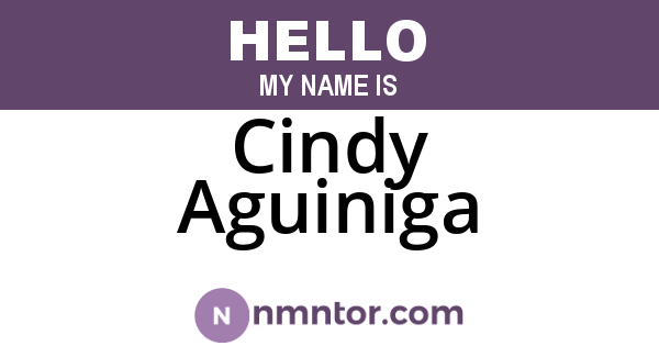 Cindy Aguiniga