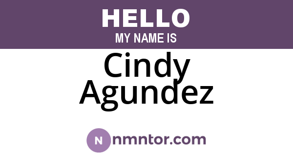 Cindy Agundez