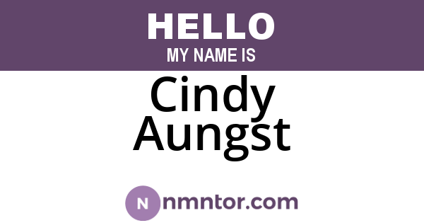 Cindy Aungst