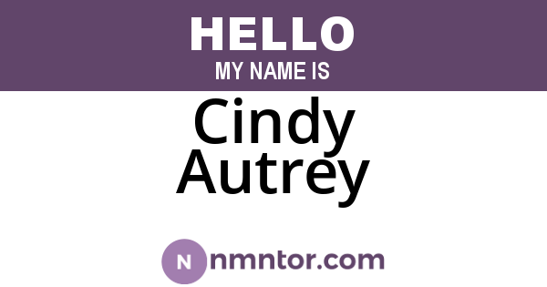 Cindy Autrey
