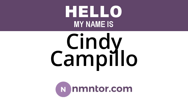 Cindy Campillo