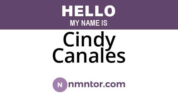 Cindy Canales