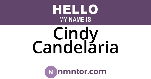Cindy Candelaria