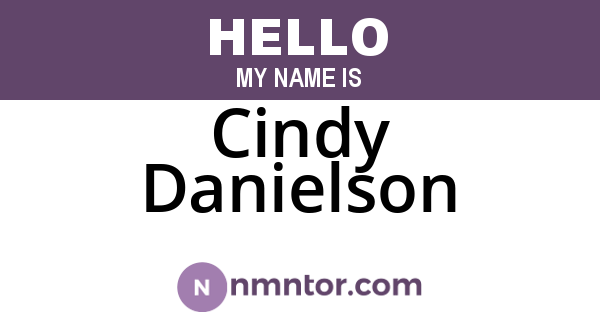 Cindy Danielson