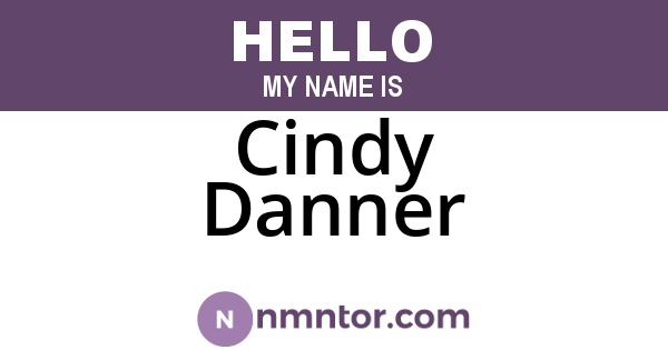 Cindy Danner