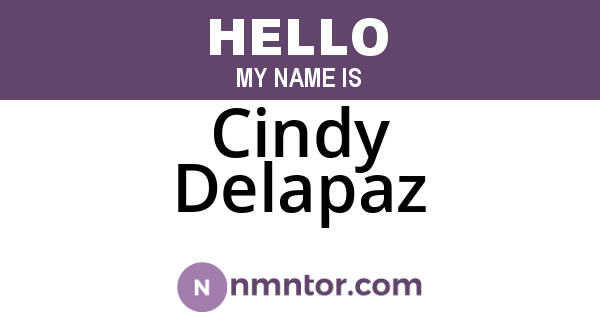 Cindy Delapaz