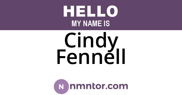Cindy Fennell