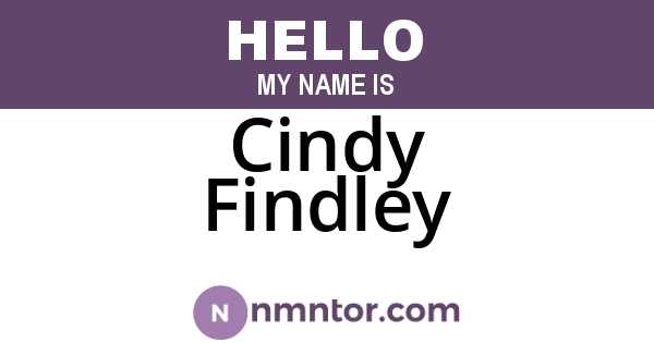 Cindy Findley