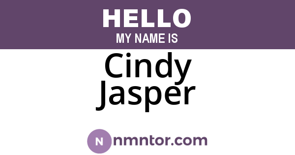 Cindy Jasper
