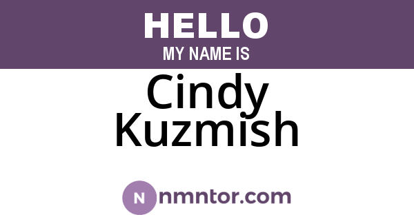 Cindy Kuzmish
