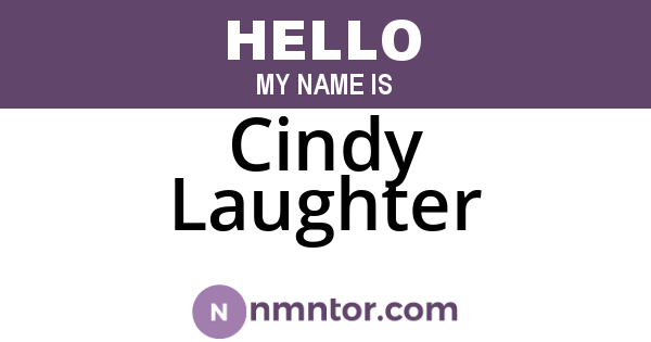Cindy Laughter