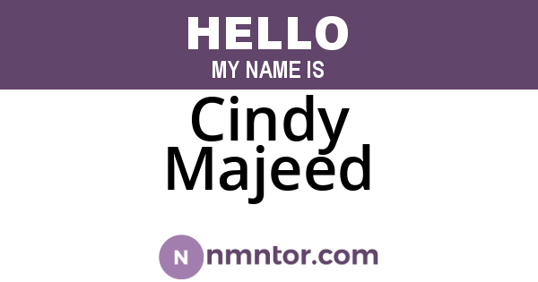 Cindy Majeed
