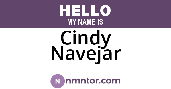 Cindy Navejar