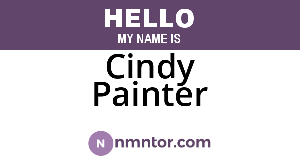 Cindy Painter