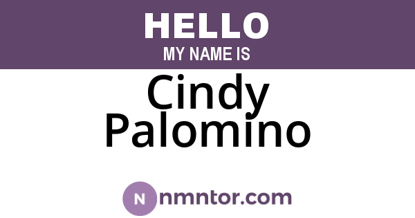 Cindy Palomino