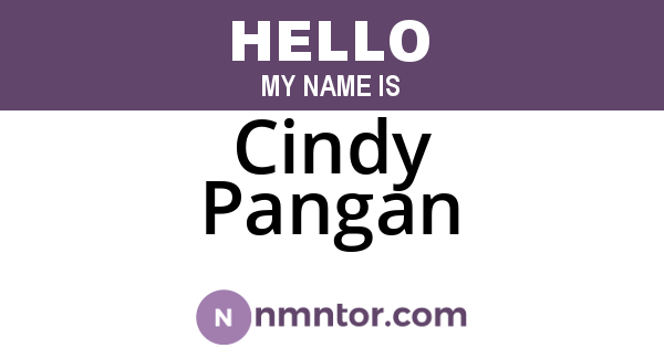 Cindy Pangan