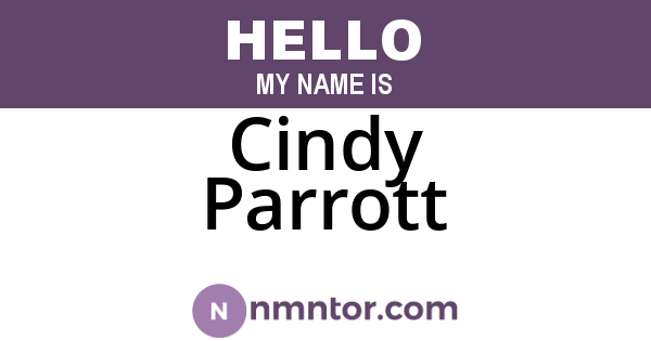 Cindy Parrott