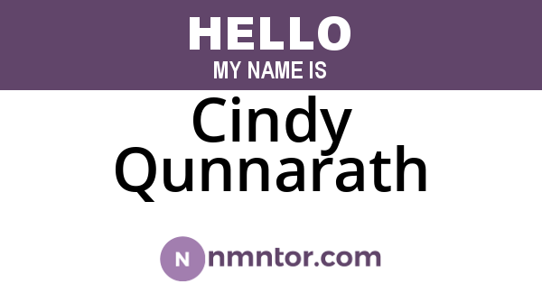 Cindy Qunnarath