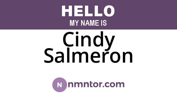 Cindy Salmeron