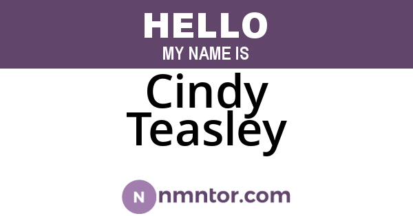 Cindy Teasley