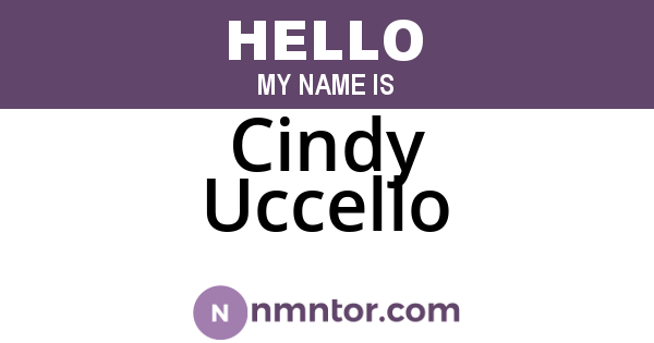 Cindy Uccello
