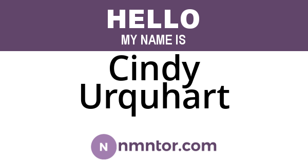 Cindy Urquhart
