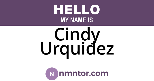 Cindy Urquidez
