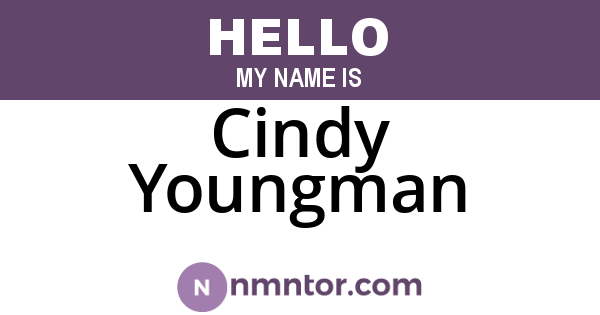 Cindy Youngman