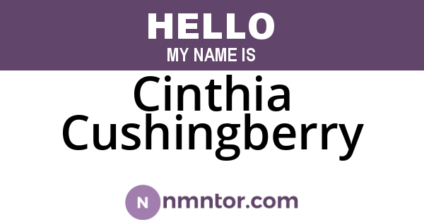 Cinthia Cushingberry