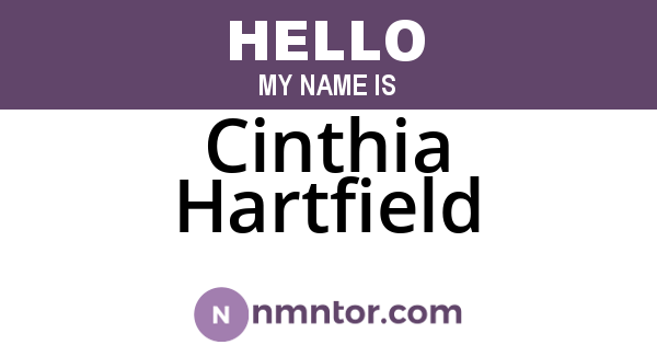 Cinthia Hartfield