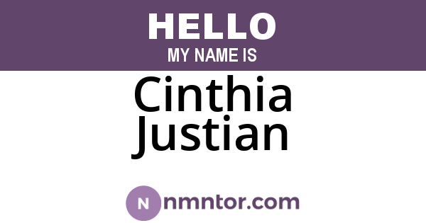 Cinthia Justian