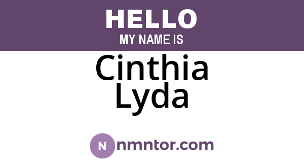 Cinthia Lyda