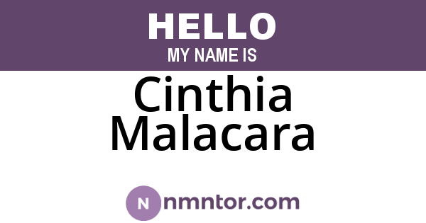 Cinthia Malacara