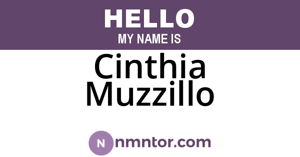 Cinthia Muzzillo
