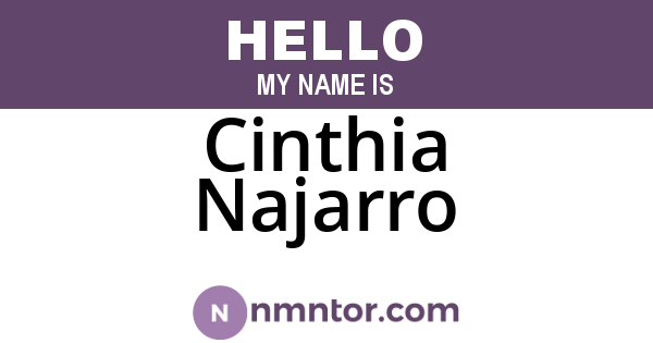 Cinthia Najarro