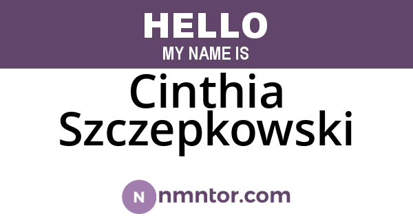 Cinthia Szczepkowski