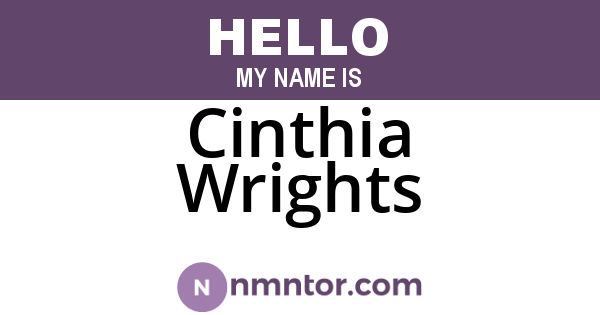 Cinthia Wrights