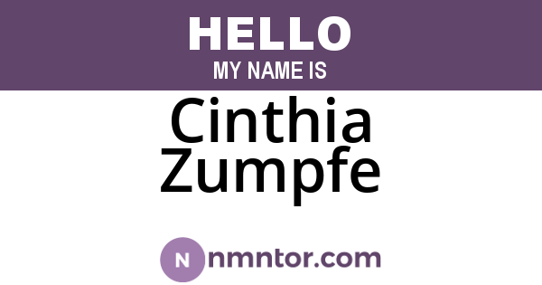 Cinthia Zumpfe