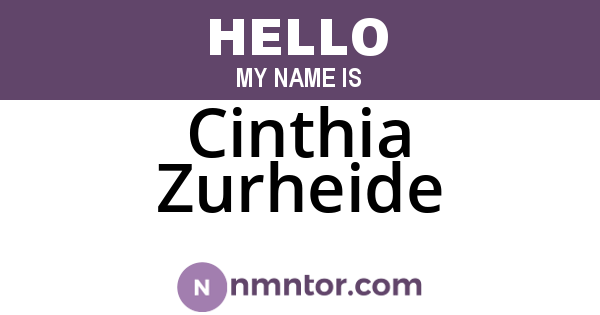 Cinthia Zurheide