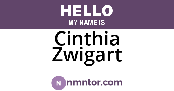 Cinthia Zwigart