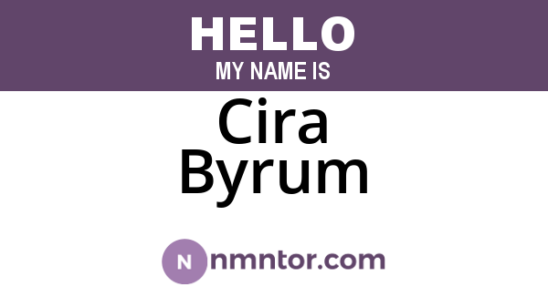 Cira Byrum
