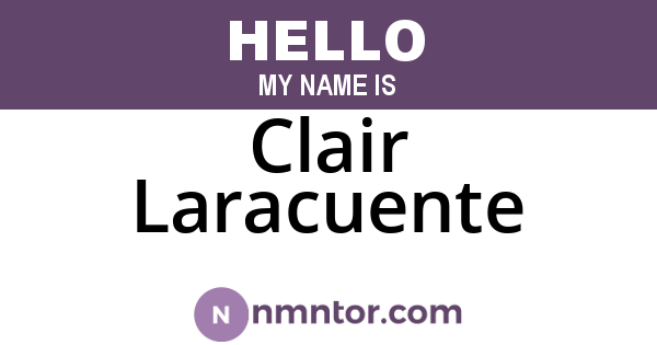 Clair Laracuente