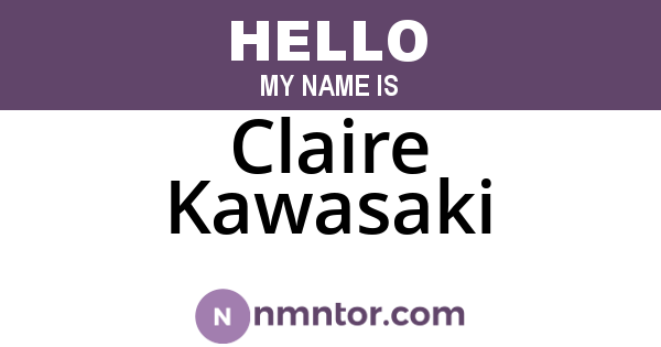 Claire Kawasaki